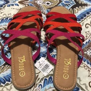 Relish Red multi sandals